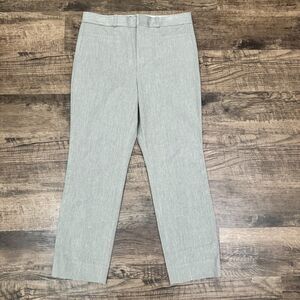 Banana Republic Pants Women's Size 6 Petit Gray Sloan Straight Leg Stretch Ankle